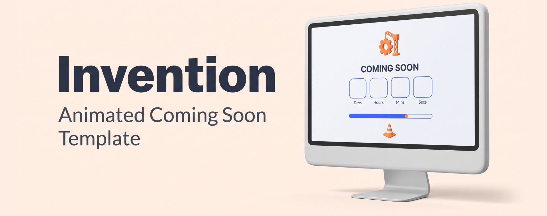 Invention – Animated Coming Soon Website Template