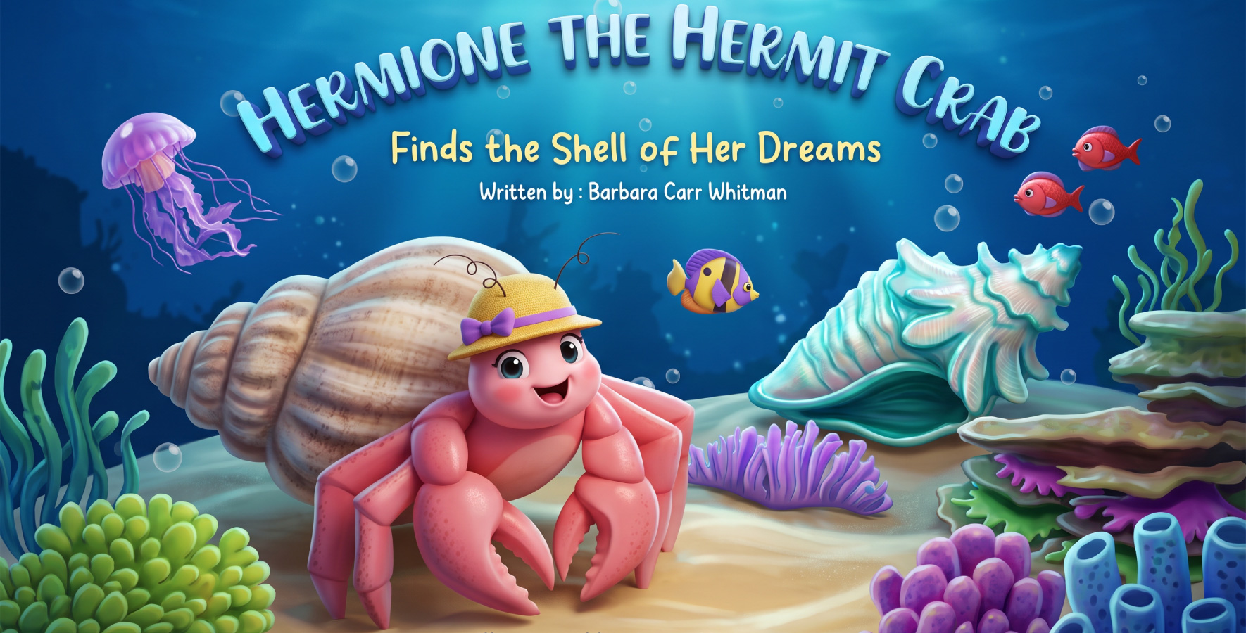 Hermione the Hermit Crab – Children’s Book Illustration