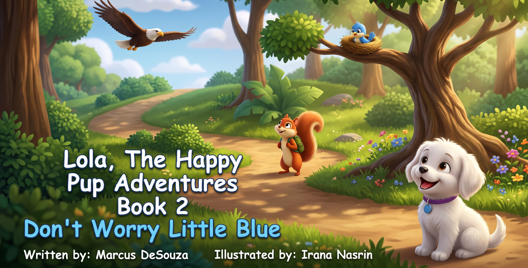 Lola the Happy Pup – Children’s Book Illustration