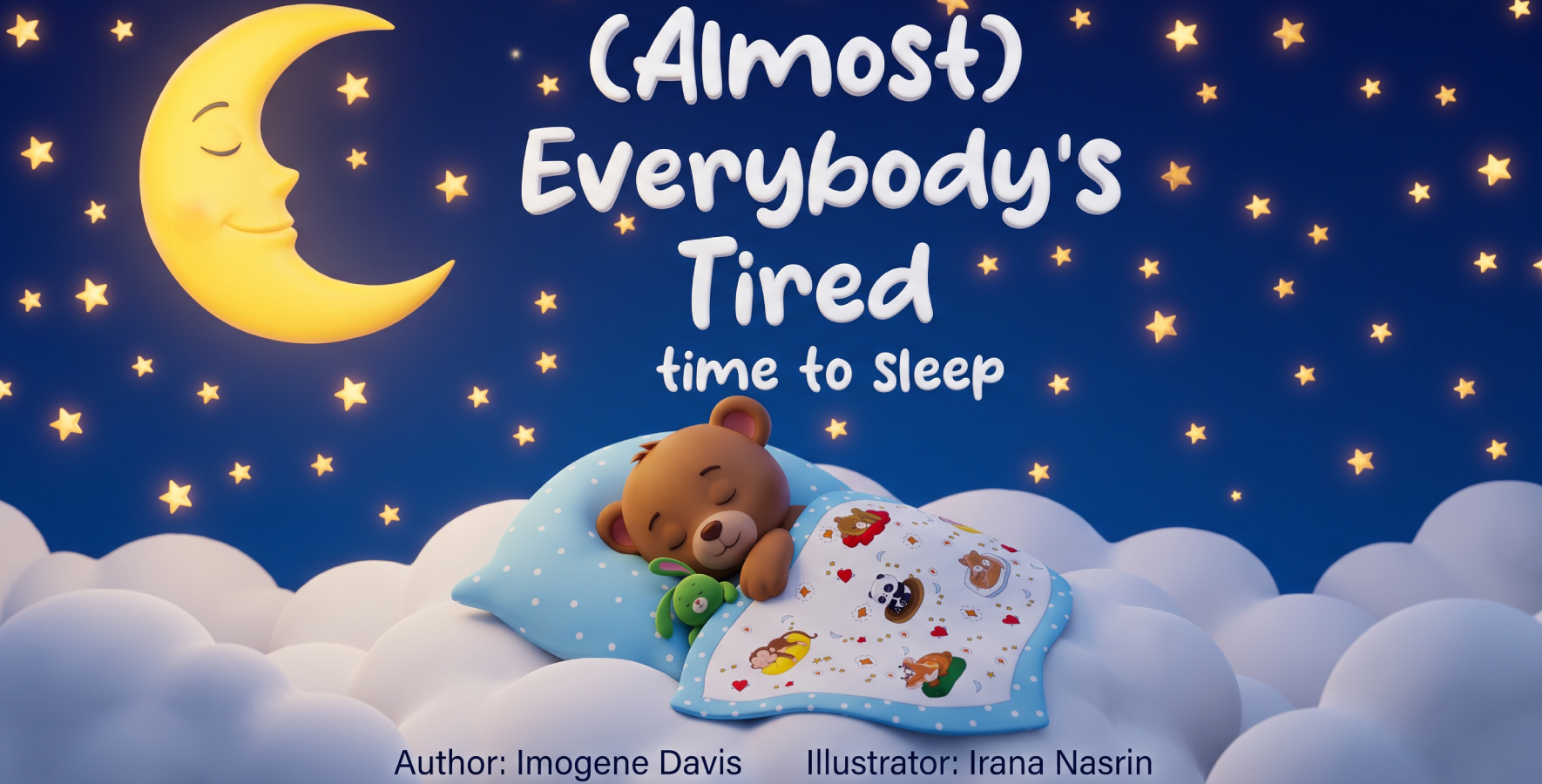 Almost Everybody’s Tired: Time for Sleep – Book Illustration