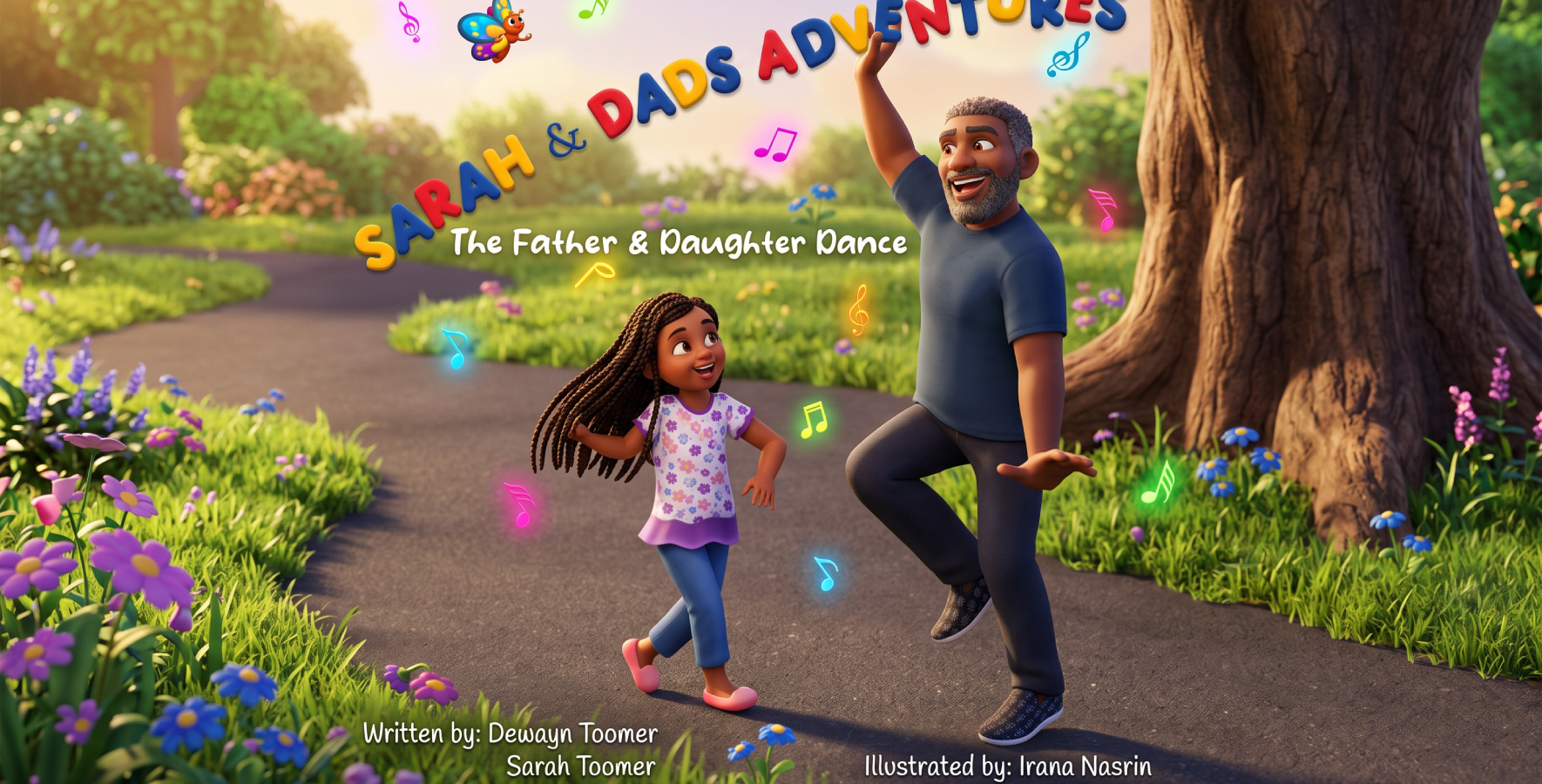 Sarah’s Adventures: Father-Daughter Dance – Book Illustration